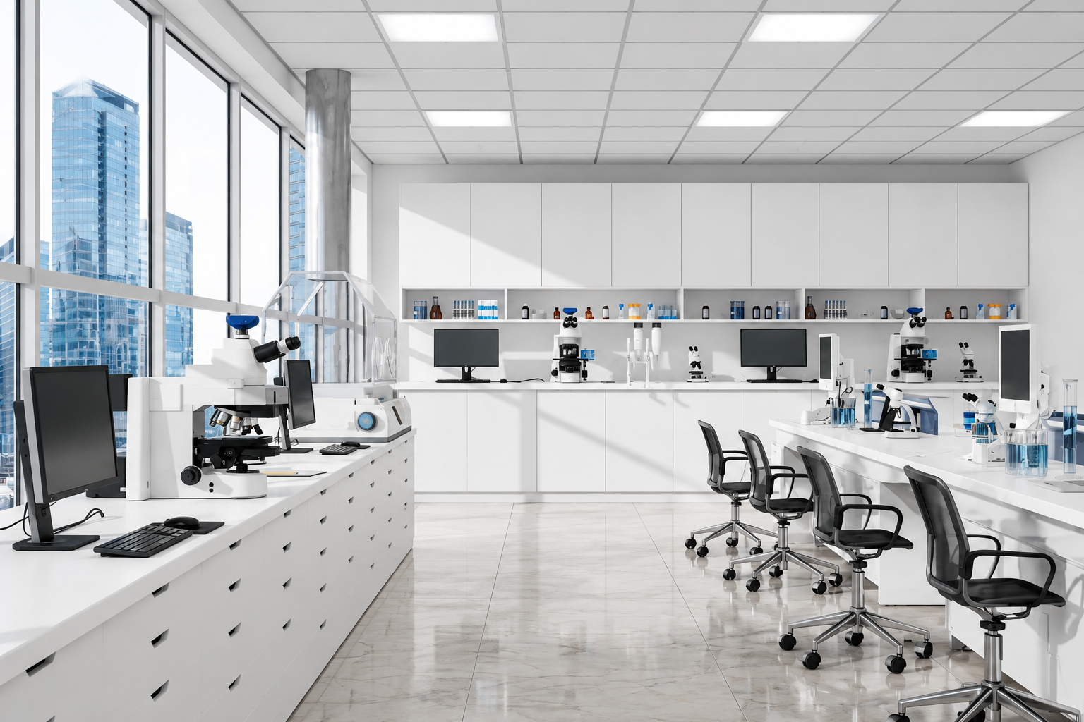 Healthcare laboratory and medical operations environment