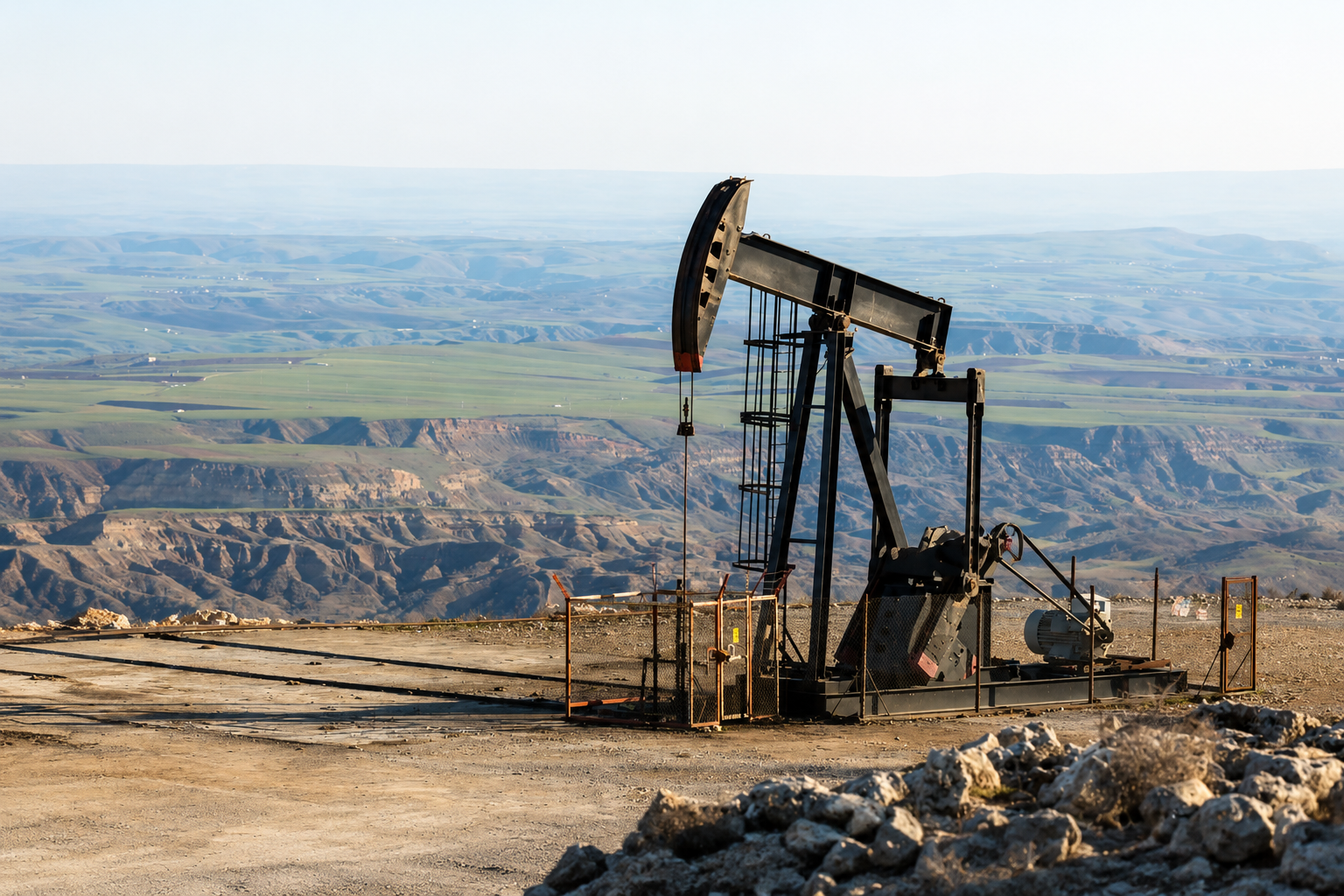 Oil pump jack and energy production landscape